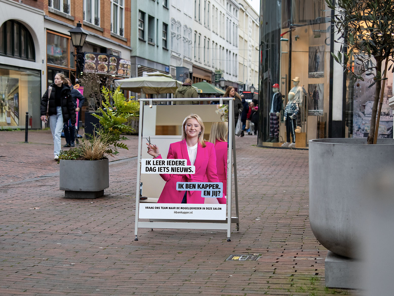 Foto van Ik ben kapper campagne